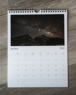 Everest Night Skies 2023 Wall Calendar (European Version)
