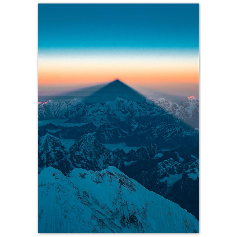 Everest's Shadow from the Roof of the World
