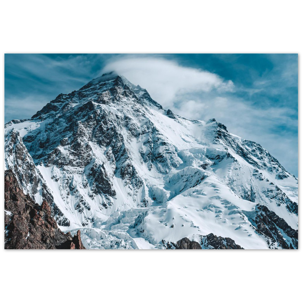 K2: The Savage Mountain - Photo Print on Aluminum