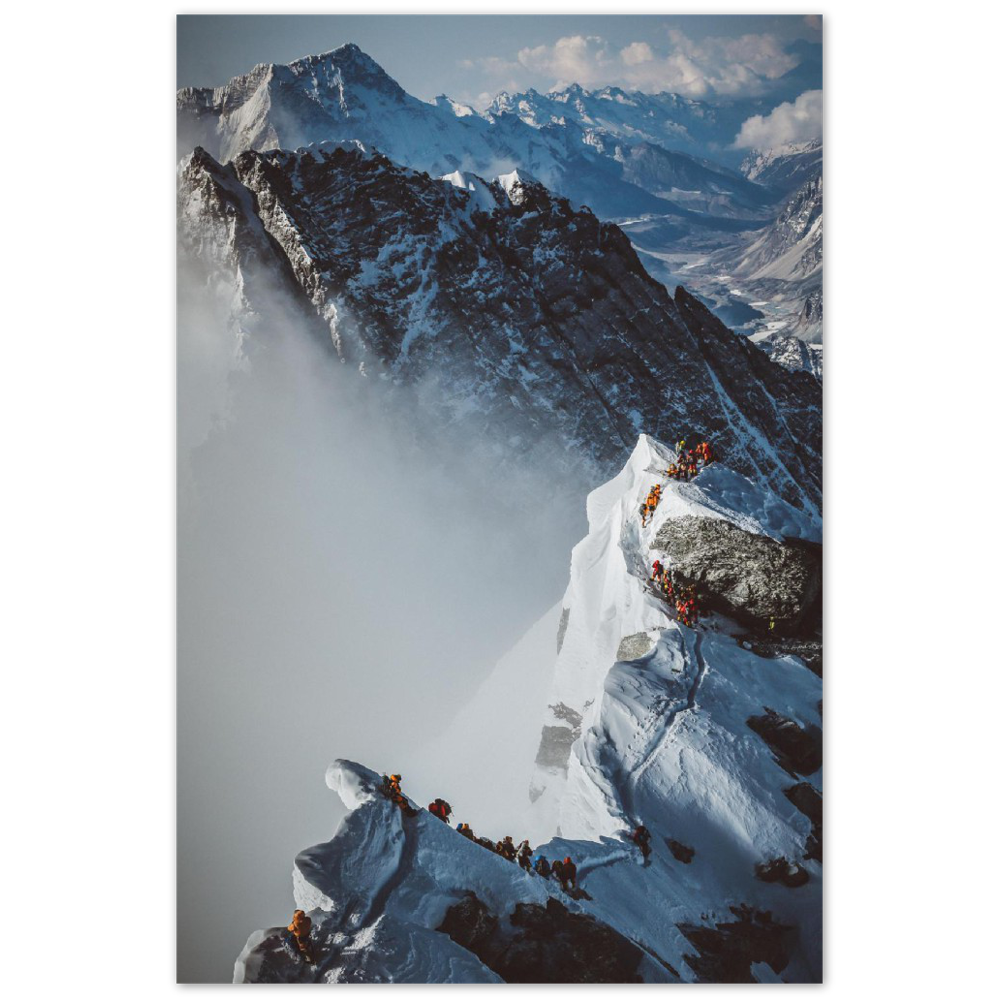 Everest: The South Summit - Photo Print on Aluminum